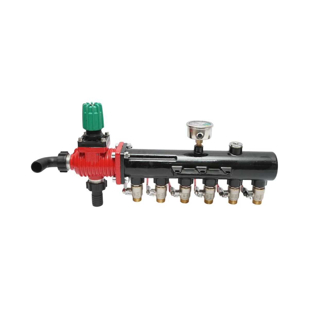 Distribuitor erbicidator metalic cu 6 cai, manometru cu glicerina 25 bar
